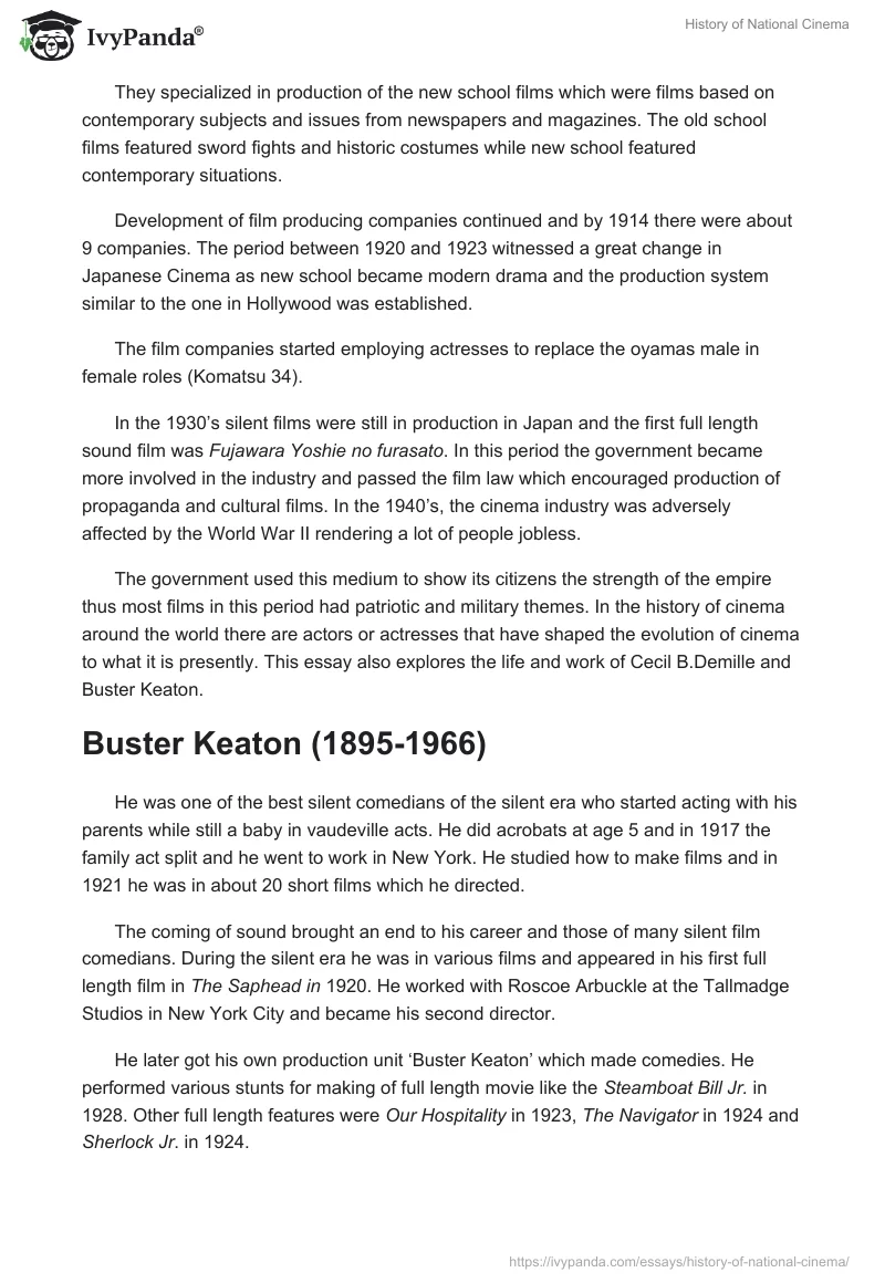 History of National Cinema. Page 5