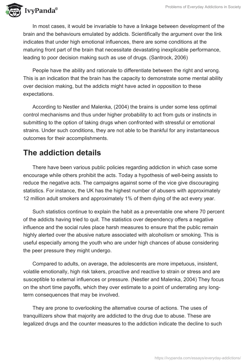 Problems of Everyday Addictions in Society. Page 4