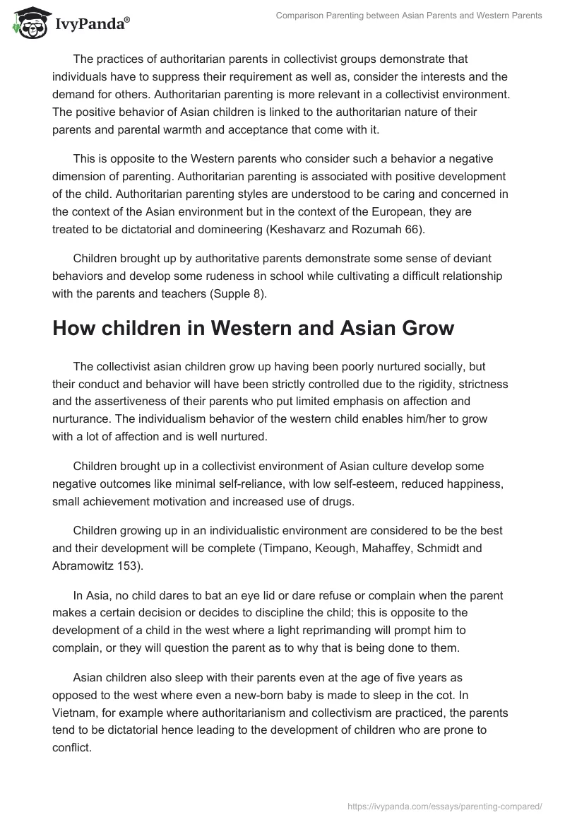 Comparison Parenting Between Asian Parents and Western Parents. Page 5