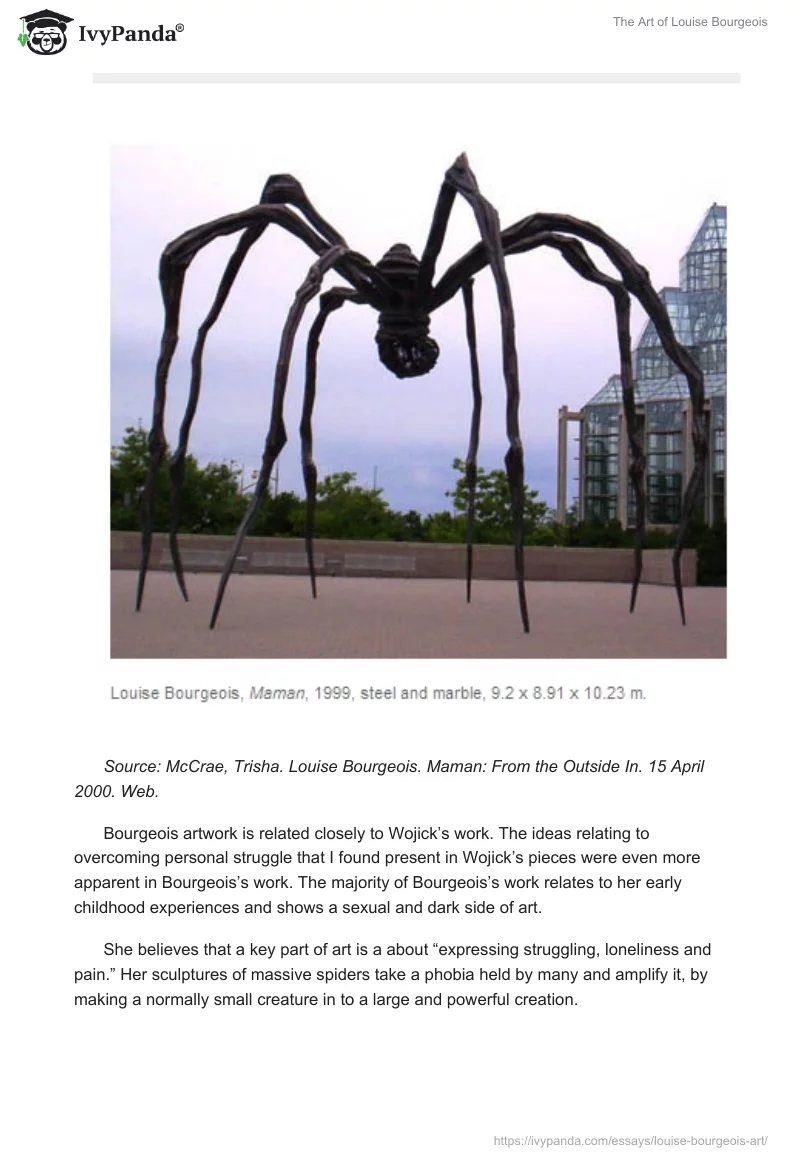 The Art of Louise Bourgeois. Page 2