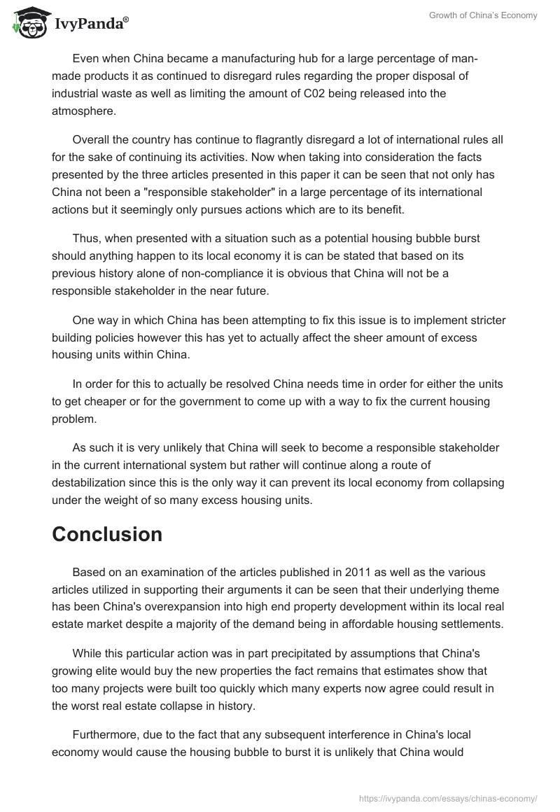Growth of China’s Economy. Page 5