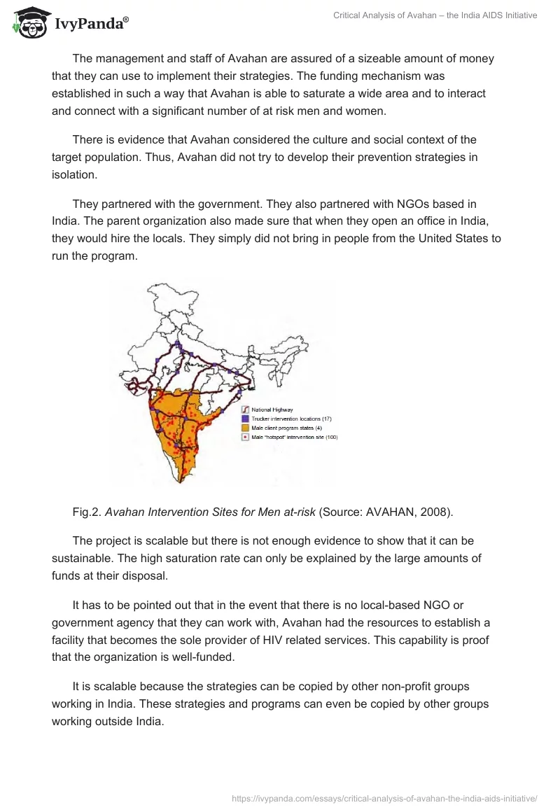 Critical Analysis of Avahan – the India AIDS Initiative. Page 5