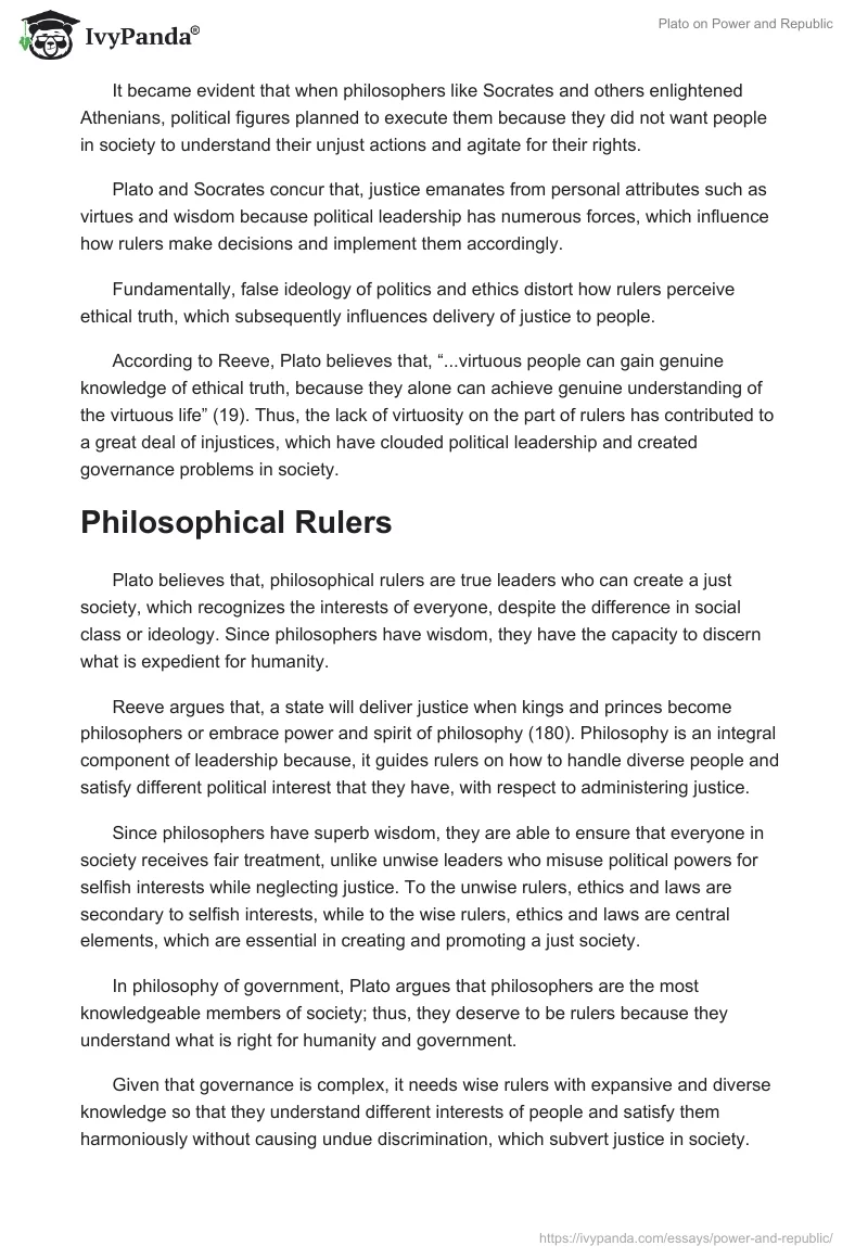 Plato on Power and Republic. Page 3