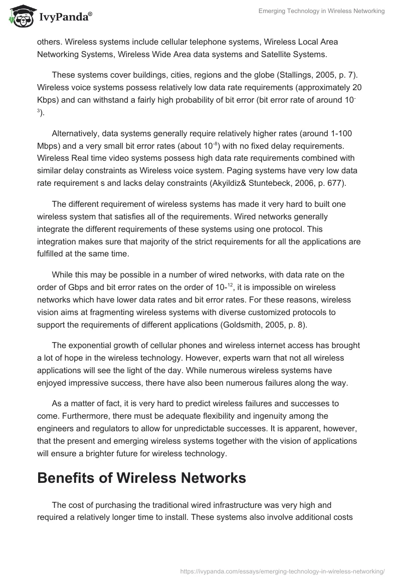 Emerging Technology in Wireless Networking. Page 3