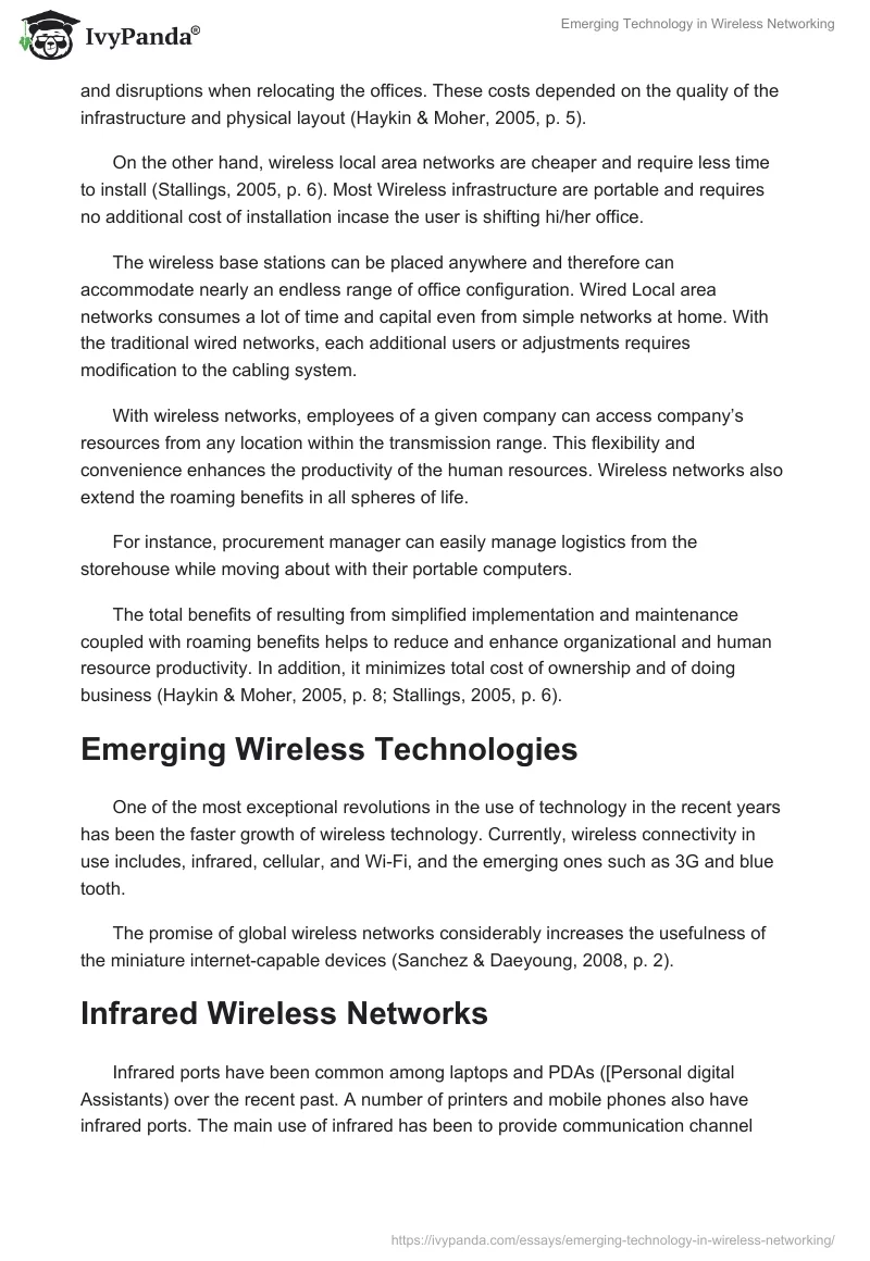 Emerging Technology in Wireless Networking. Page 4