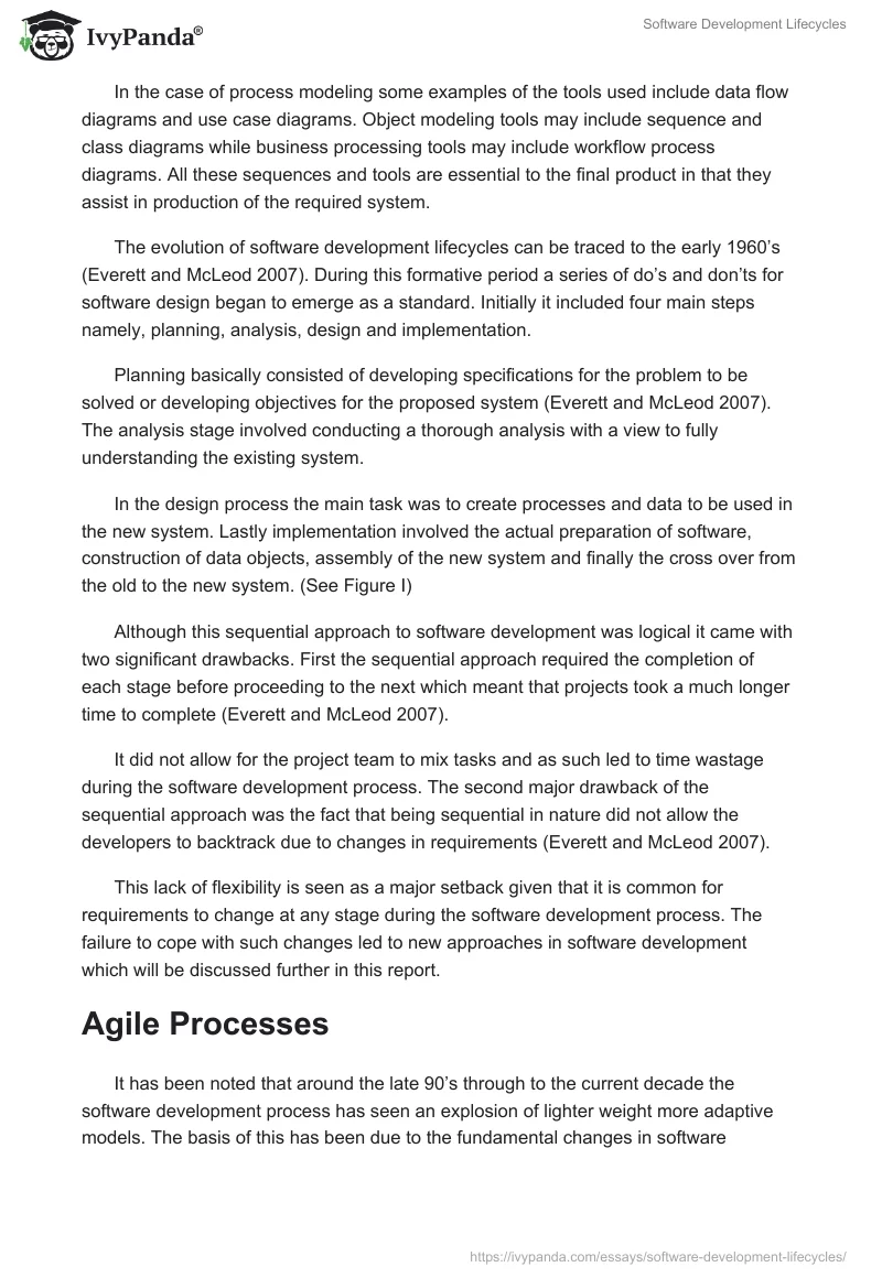 Software Development Lifecycles. Page 2