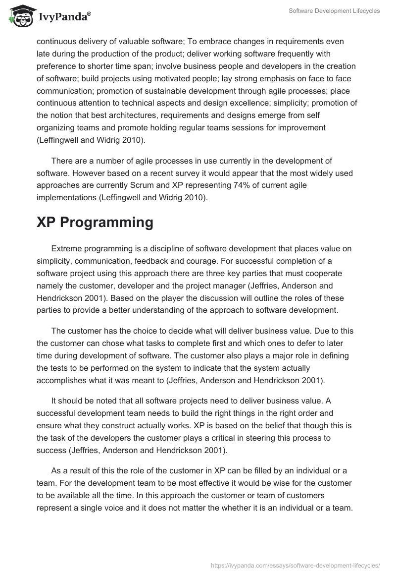 Software Development Lifecycles. Page 4