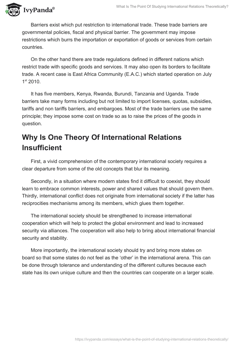 Exploring International Relations Theories. Page 5