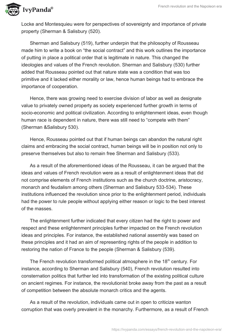 French revolution and the Napoleon era. Page 2