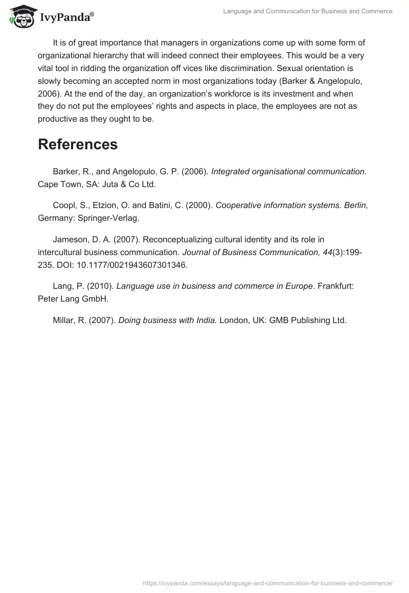 Language and Communication for Business and Commerce. Page 3