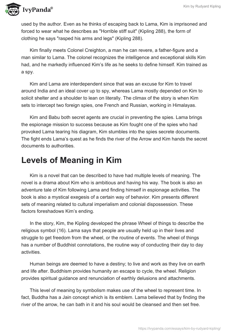 Kim by Rudyard Kipling. Page 2