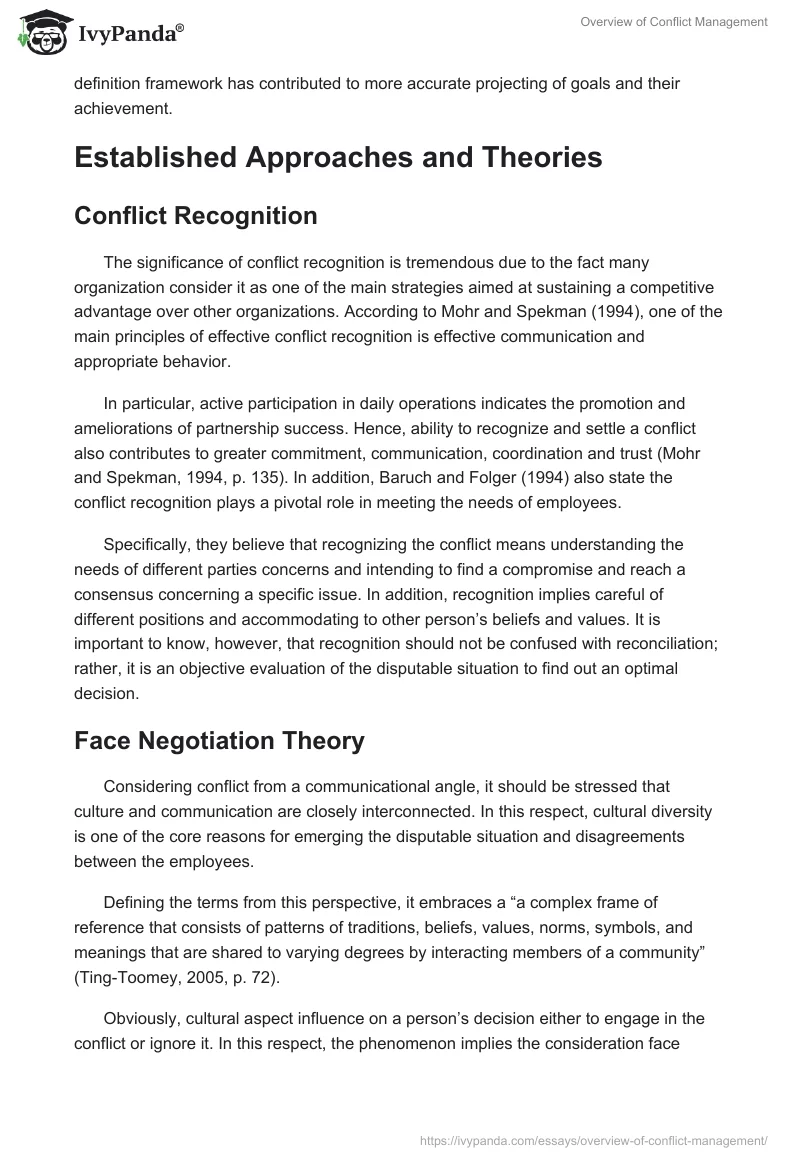 Overview of Conflict Management. Page 3