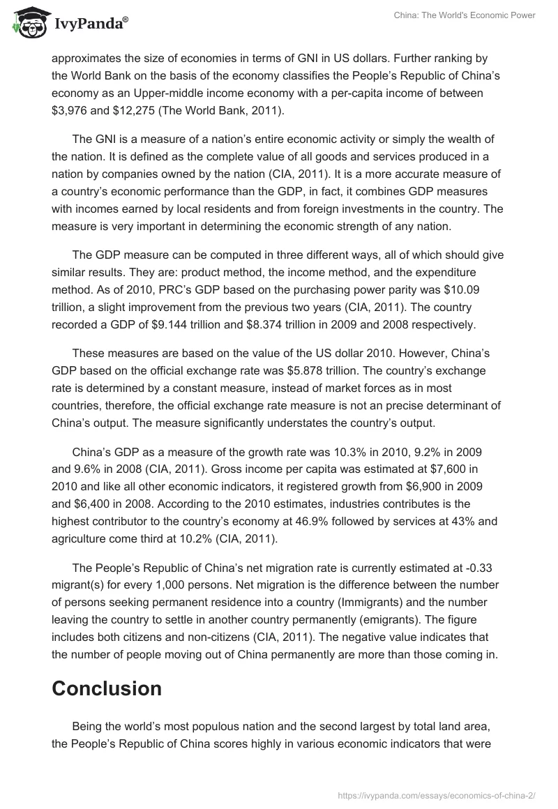China: The World's Economic Power. Page 2