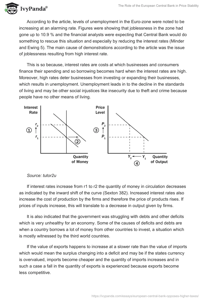 The Role of the European Central Bank in Price Stability. Page 2