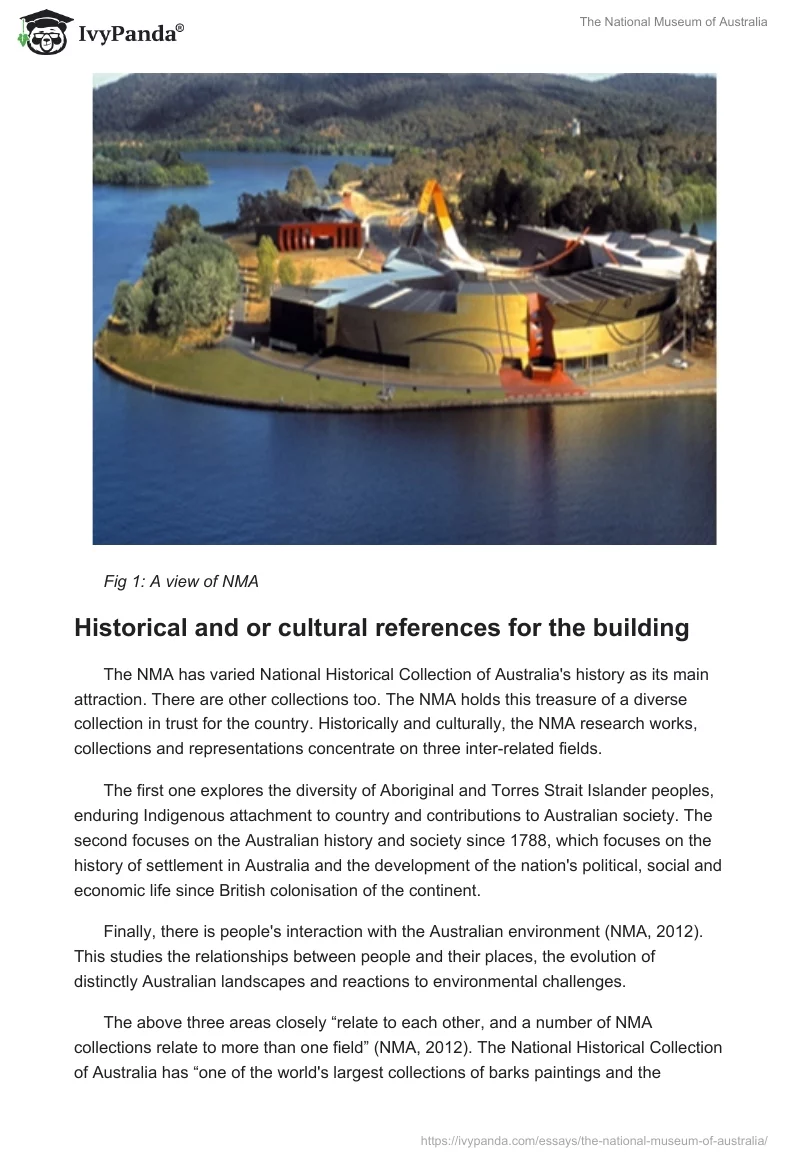 The National Museum of Australia. Page 2