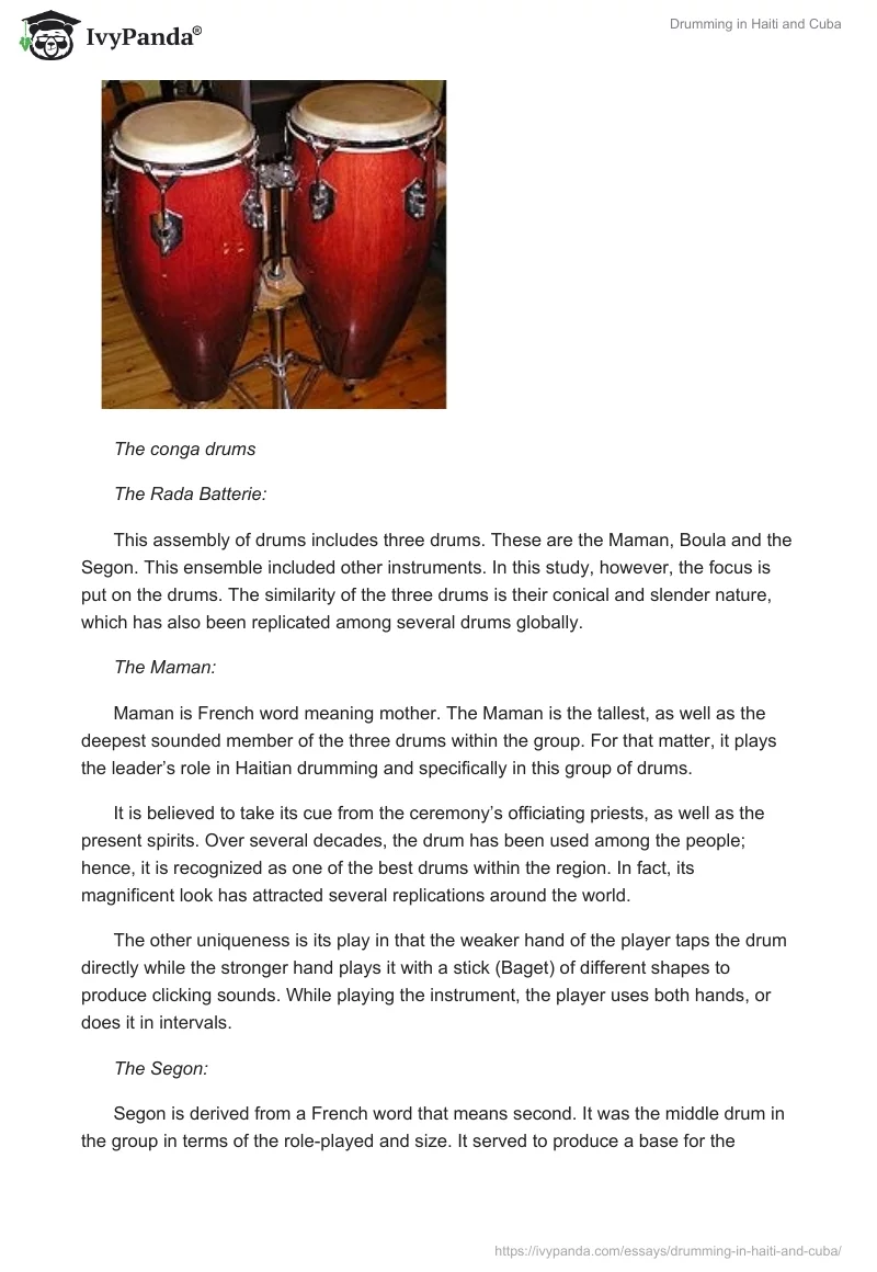 Drumming in Haiti and Cuba. Page 4