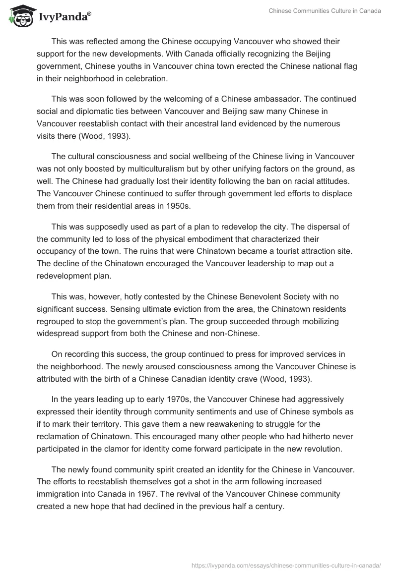 Chinese Communities Culture in Canada. Page 3