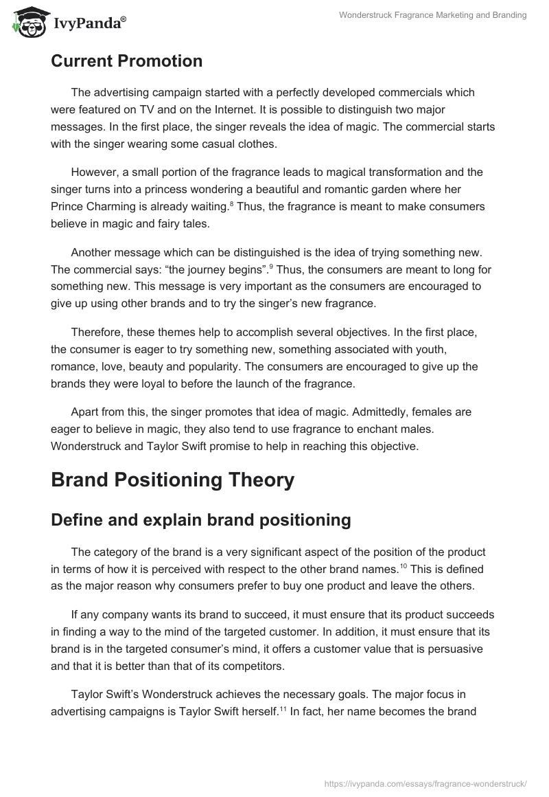 Wonderstruck Fragrance Marketing and Branding. Page 3