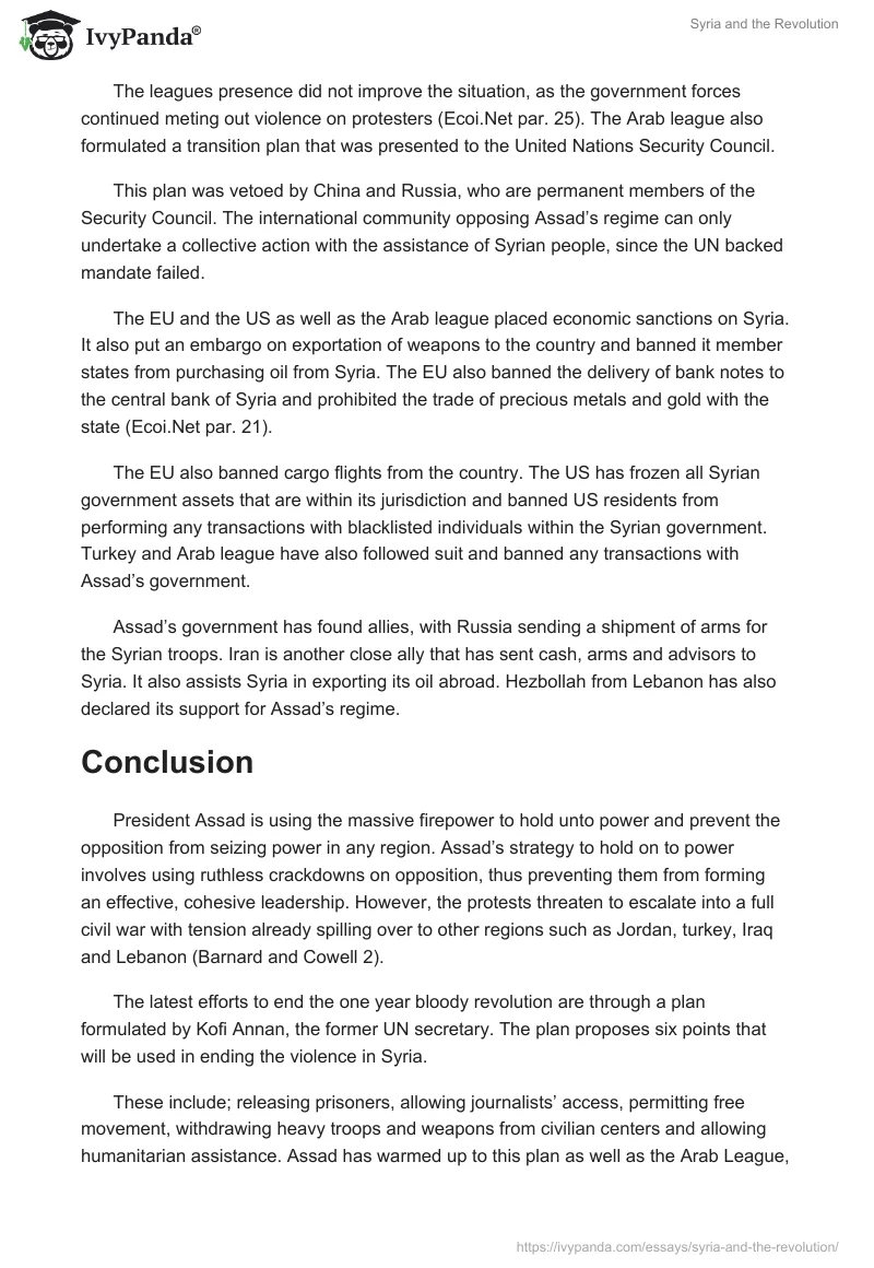 Syria and the Revolution. Page 5