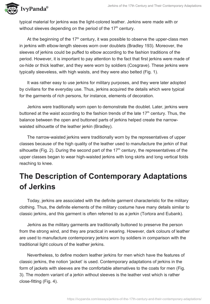 Jerkins of the 17th Century and Their Contemporary Adaptations. Page 2