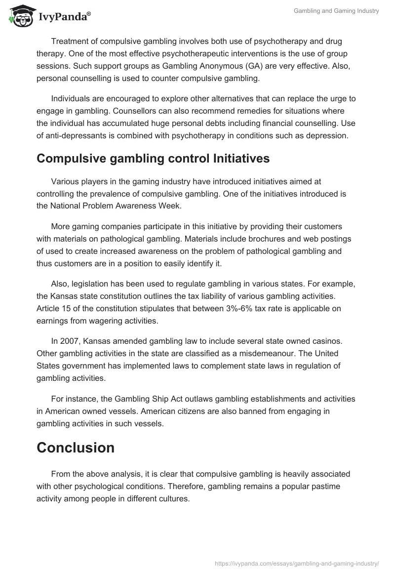 Gambling and Gaming Industry. Page 2