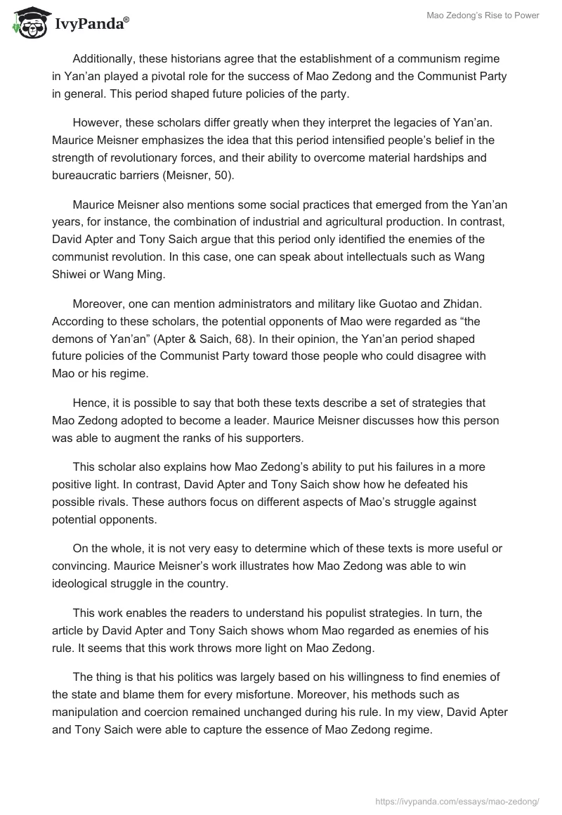 Mao Zedong’s Rise to Power. Page 3