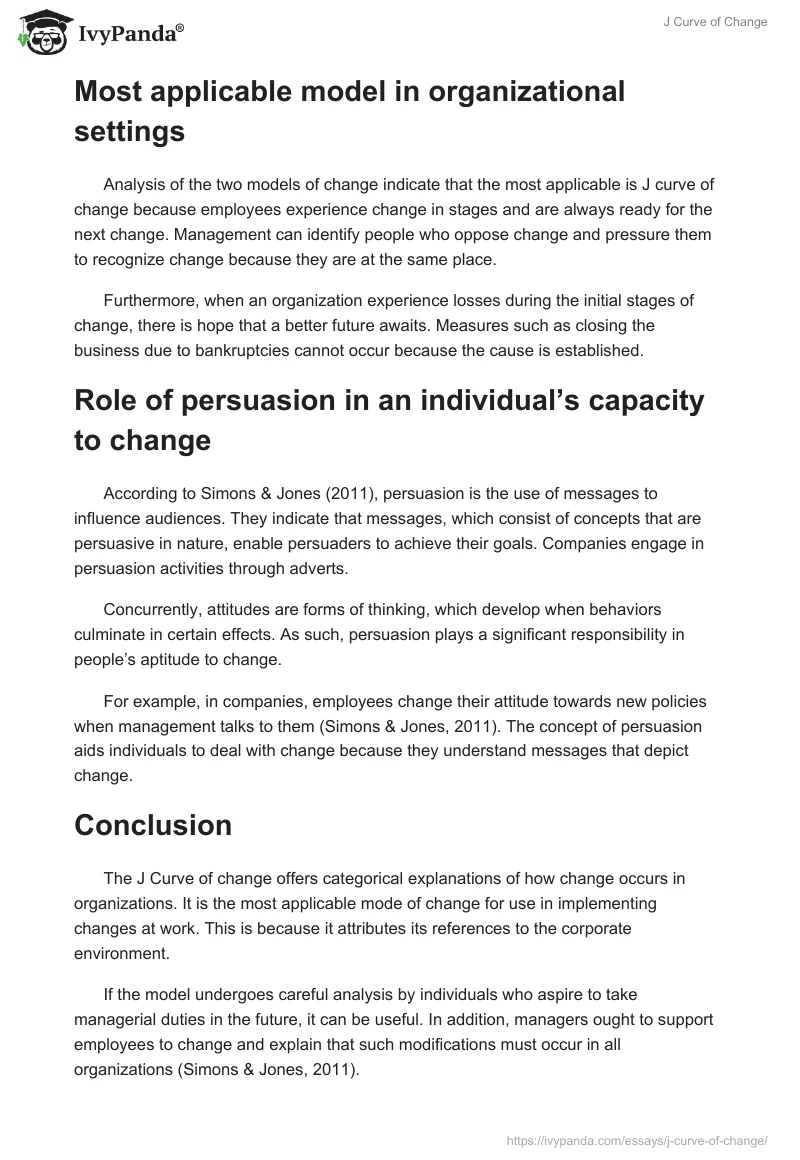J Curve of Change. Page 4
