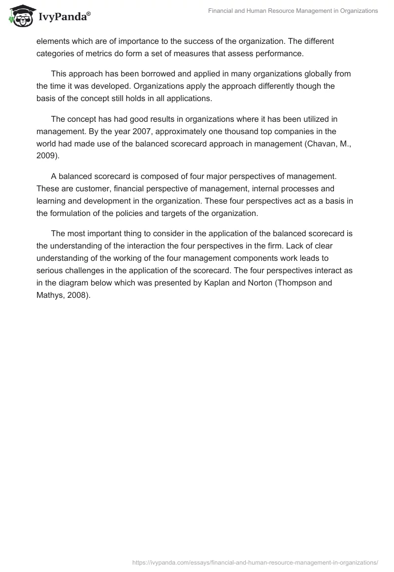 Financial and Human Resource Management in Organizations. Page 4