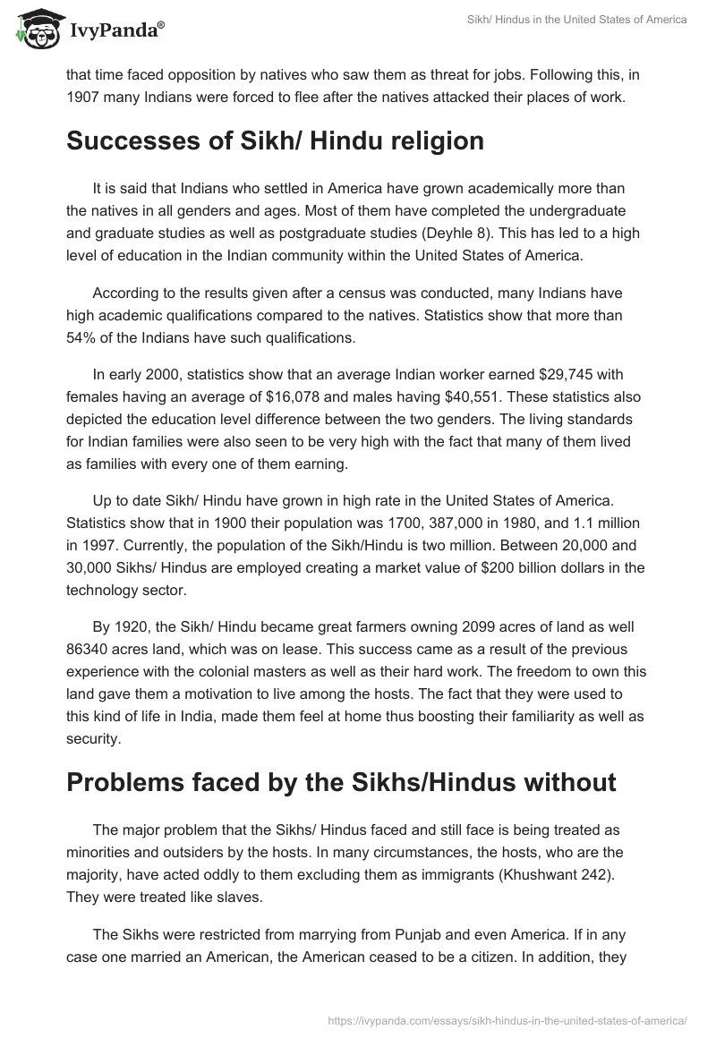 Sikh/ Hindus in the United States of America. Page 4