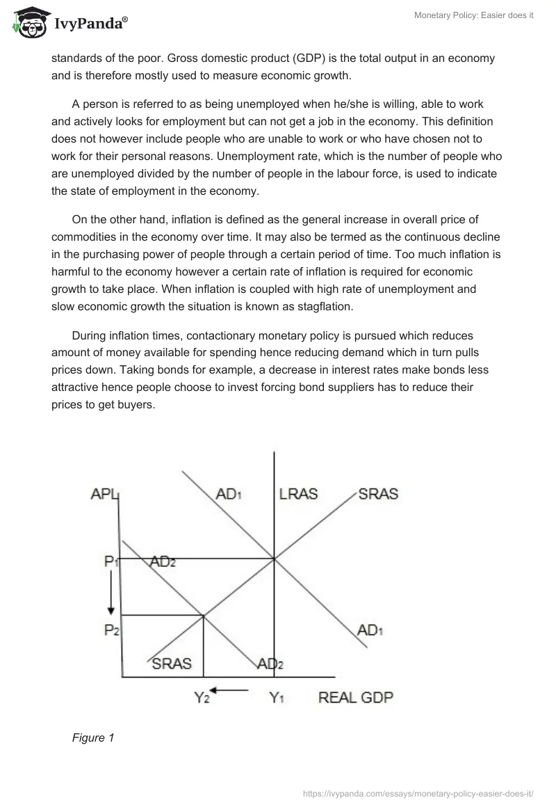 Monetary Policy: Easier does it. Page 2