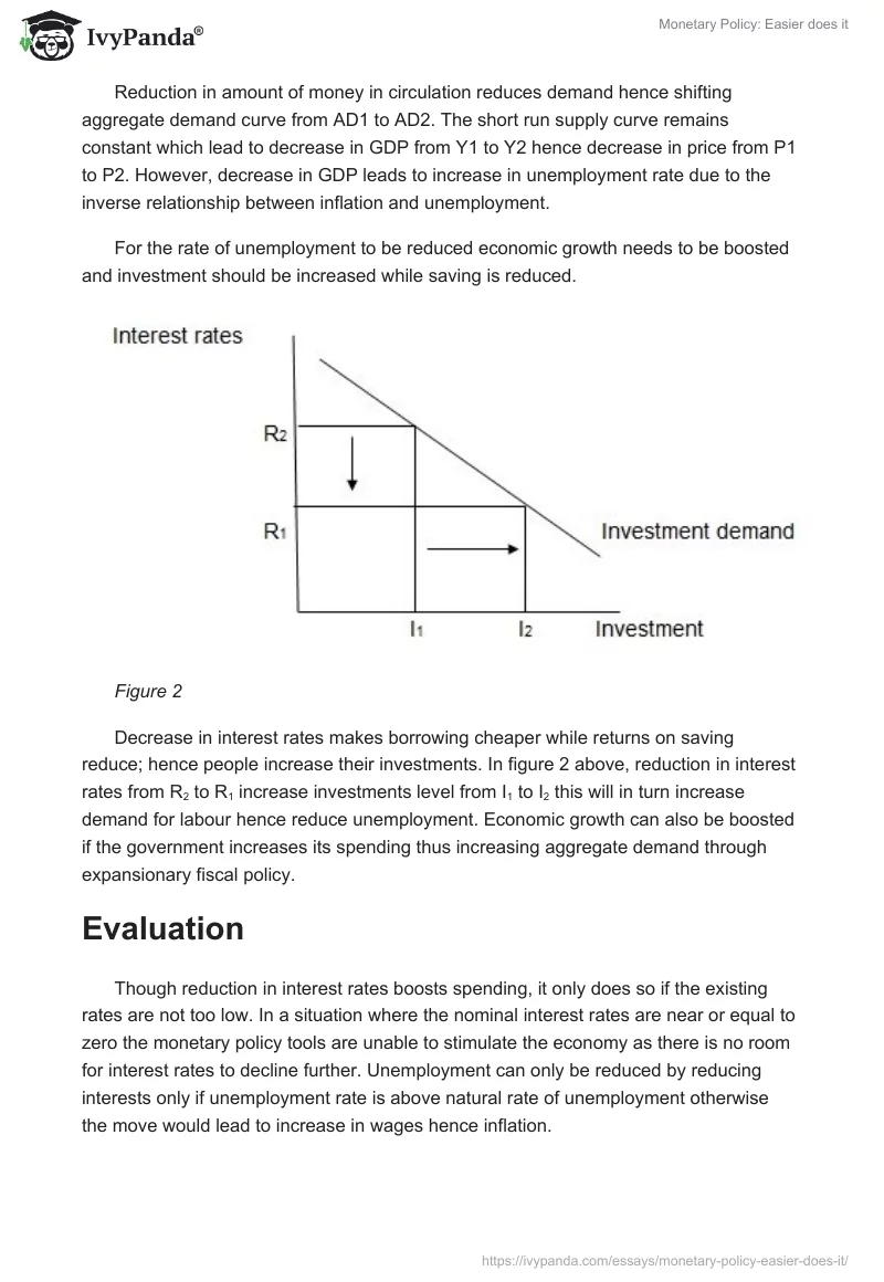 Monetary Policy: Easier does it. Page 3