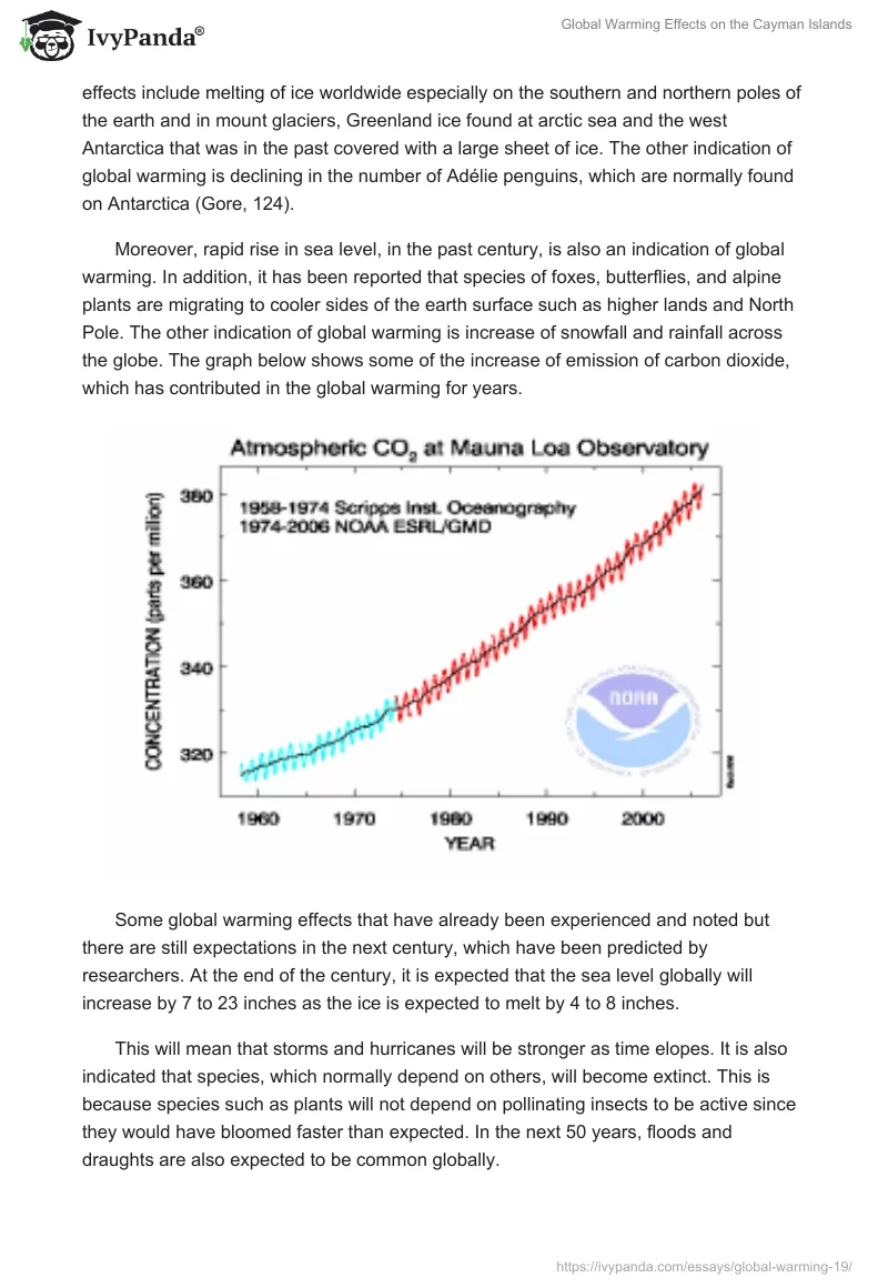 Global Warming Effects on the Cayman Islands. Page 4