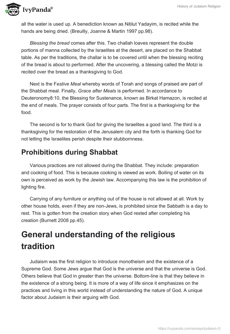 History of Judaism Religion. Page 5