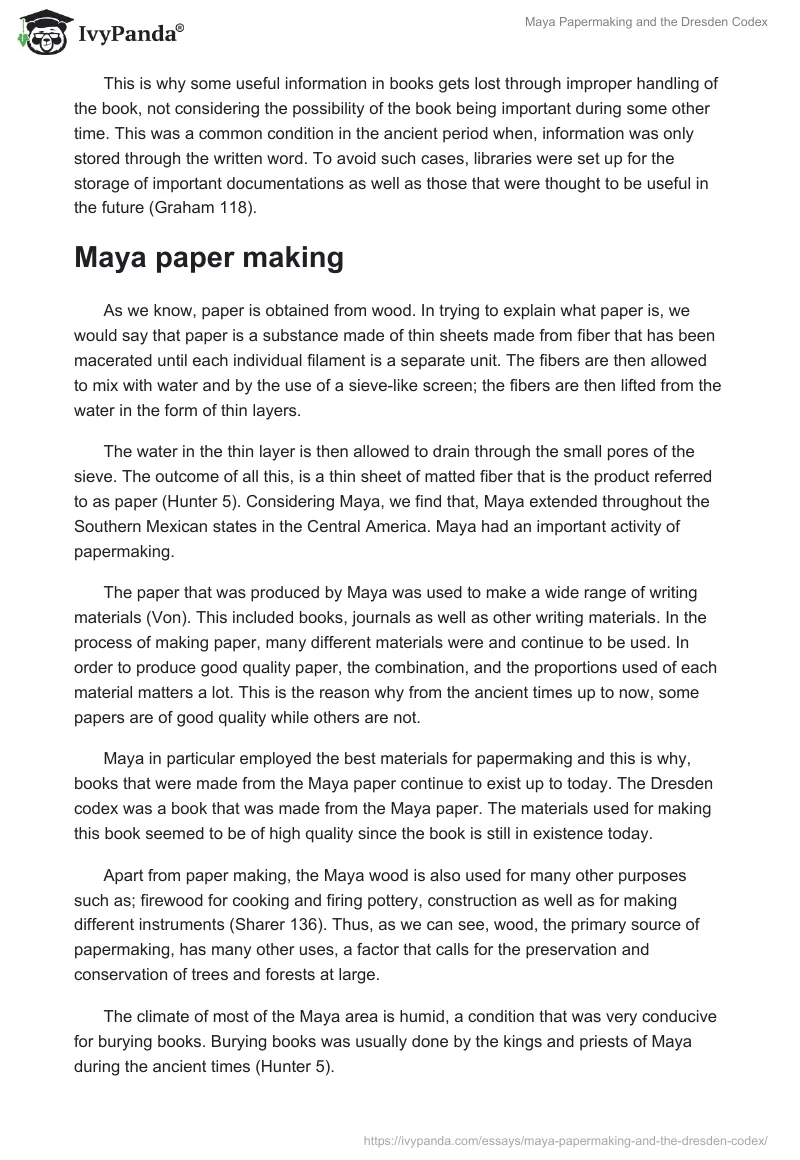 Maya Papermaking and the Dresden Codex. Page 2