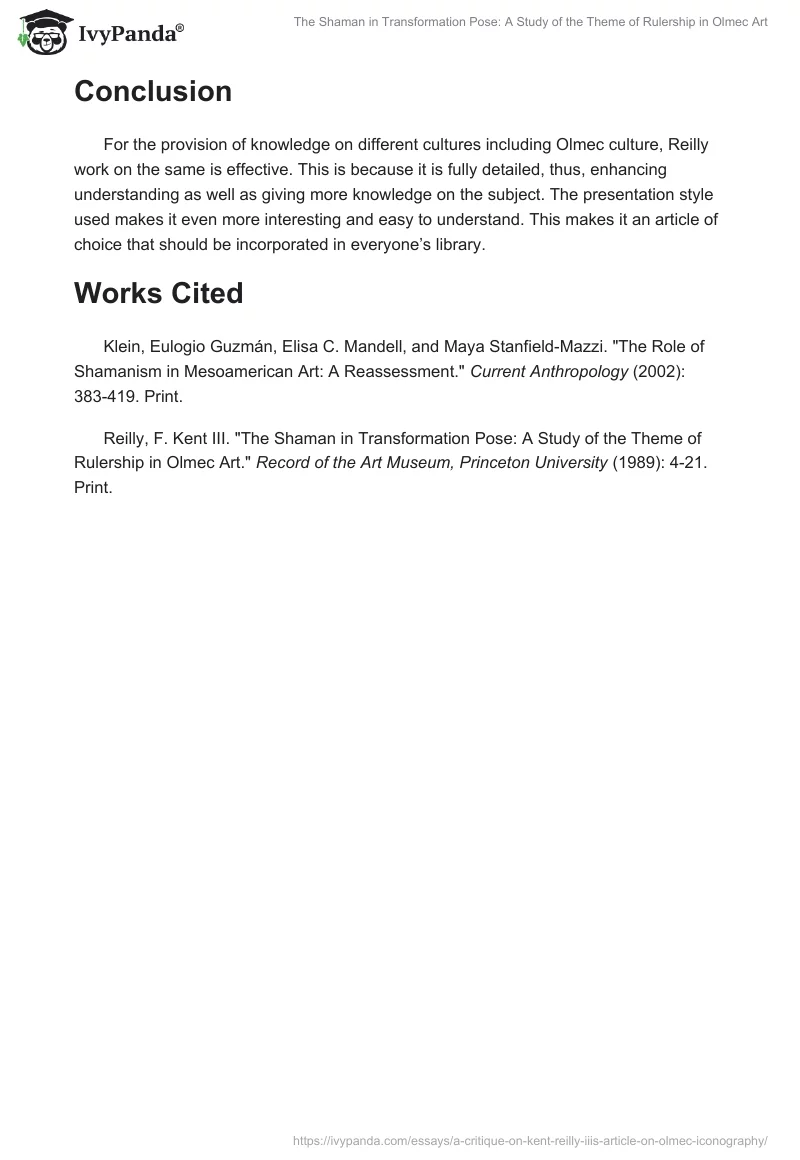 The Shaman in Transformation Pose: A Study of the Theme of Rulership in Olmec Art. Page 4