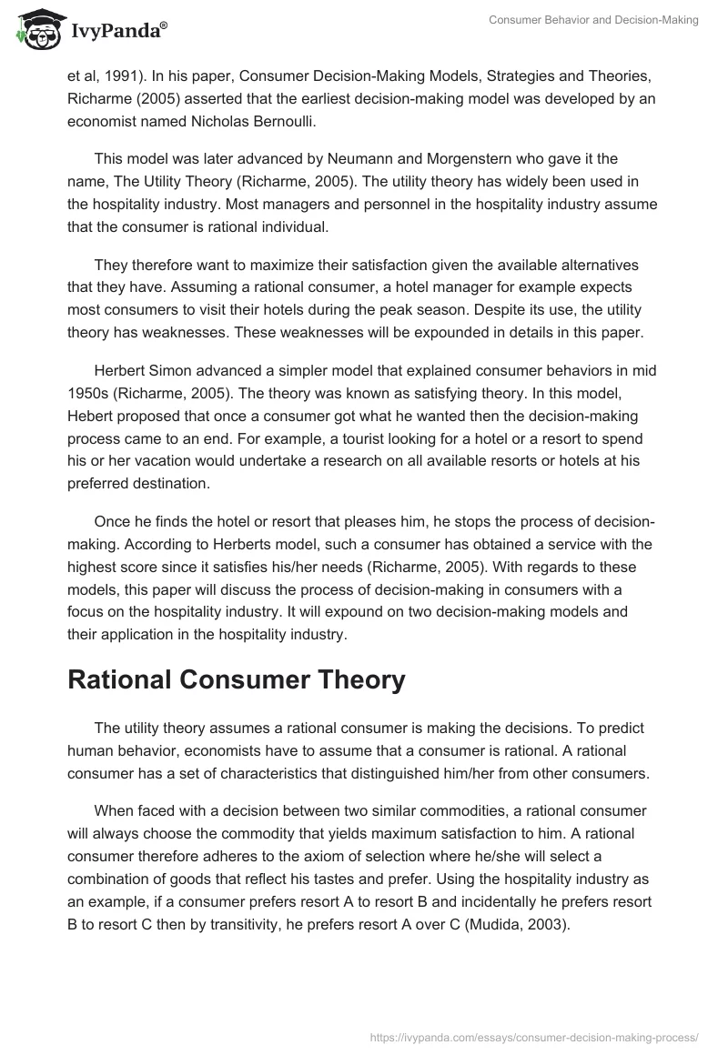 Consumer Behavior and Decision-Making. Page 3