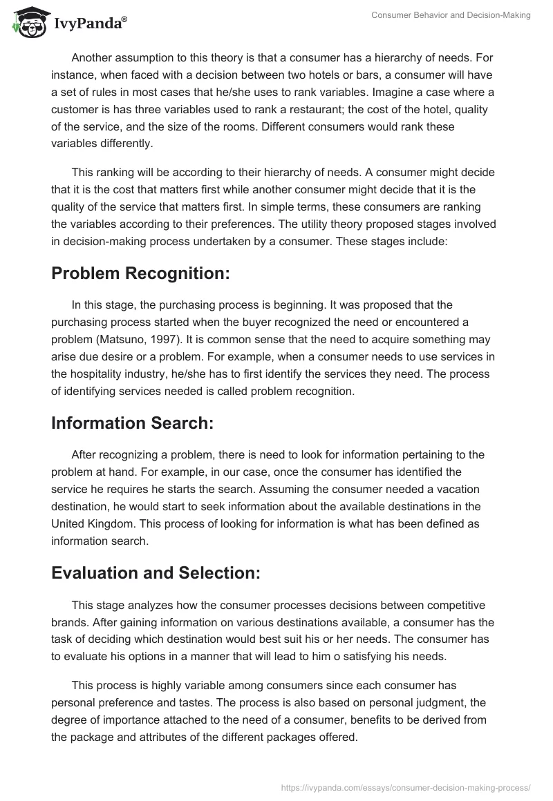 Consumer Behavior and Decision-Making. Page 4