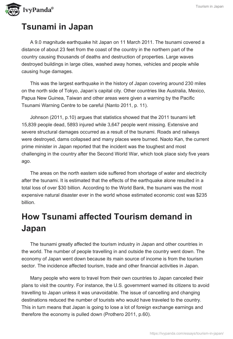 Tourism in Japan. Page 3