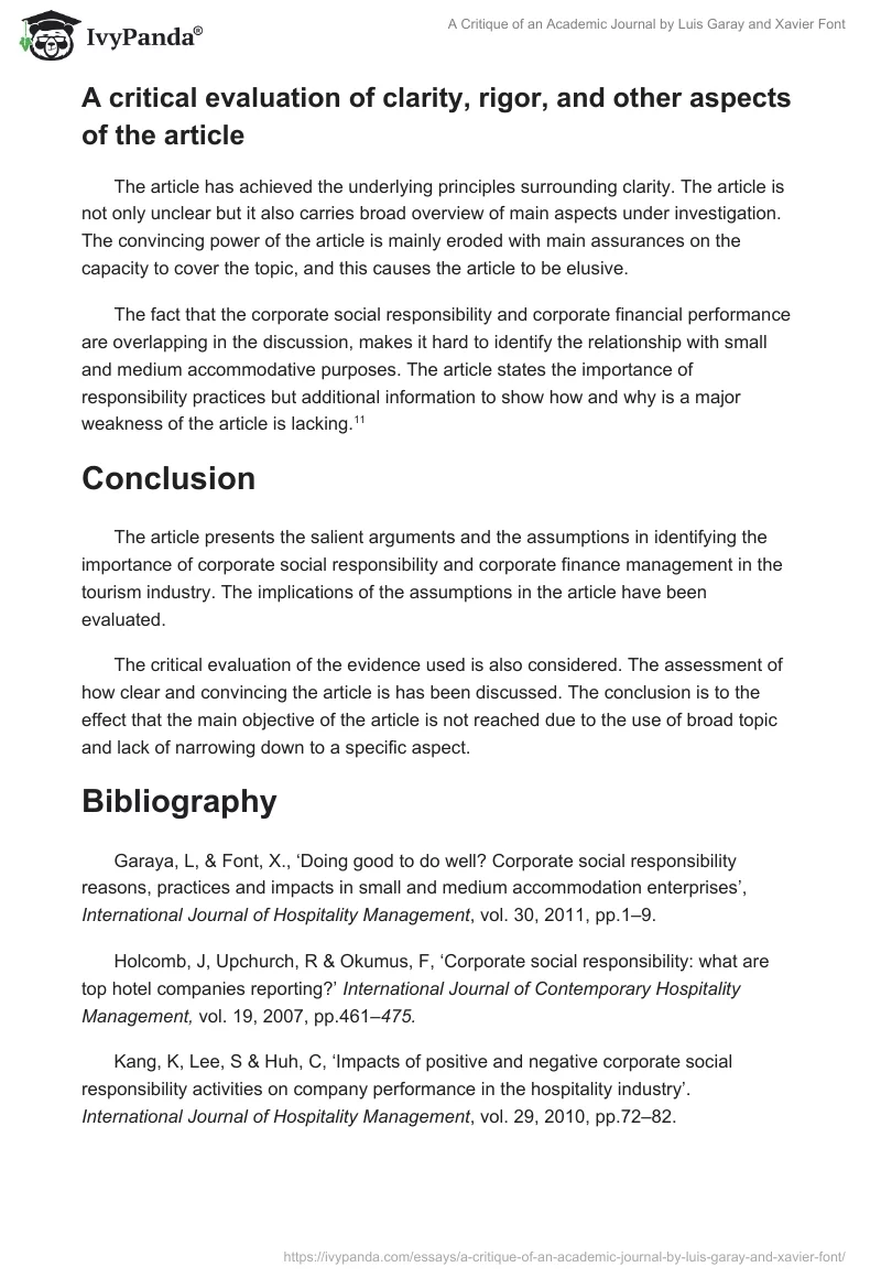A Critique of an Academic Journal by Luis Garay and Xavier Font. Page 4