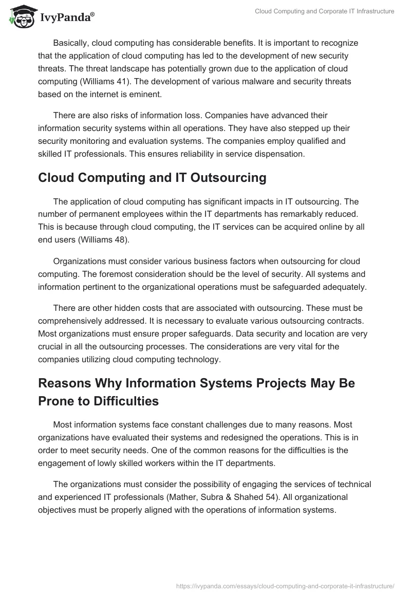 Cloud Computing and Corporate IT Infrastructure. Page 2