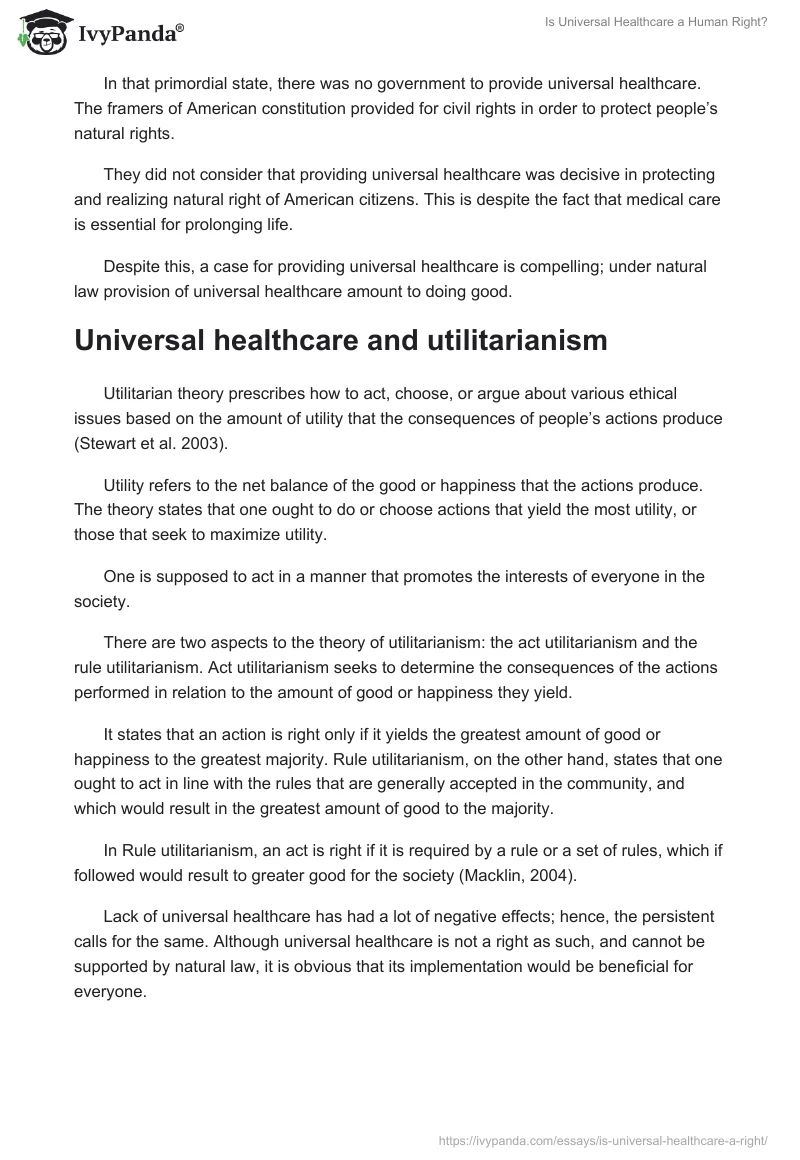 Is Universal Healthcare a Human Right?. Page 2