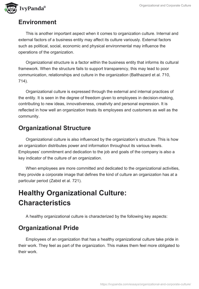 Organizational and Corporate Culture. Page 5