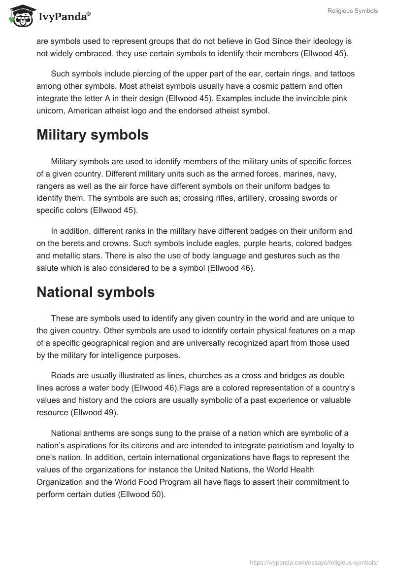 Religious Symbols. Page 2