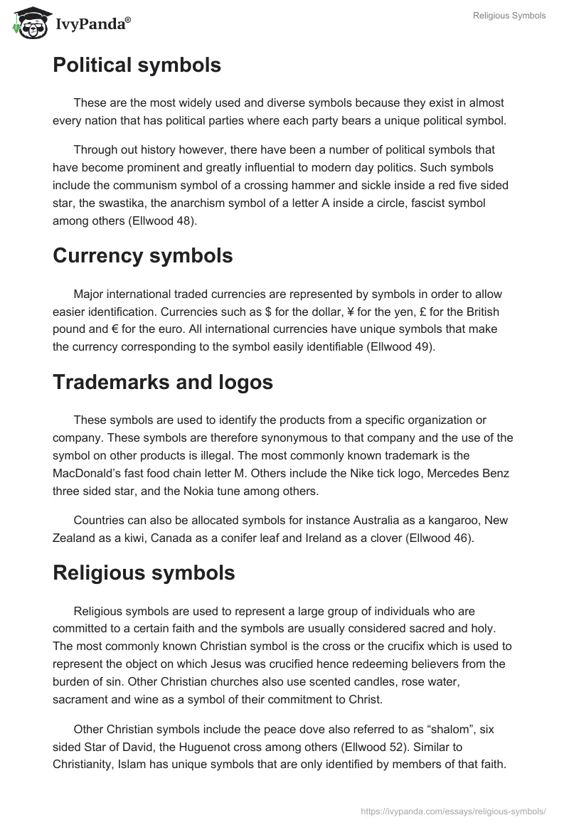 Religious Symbols. Page 3