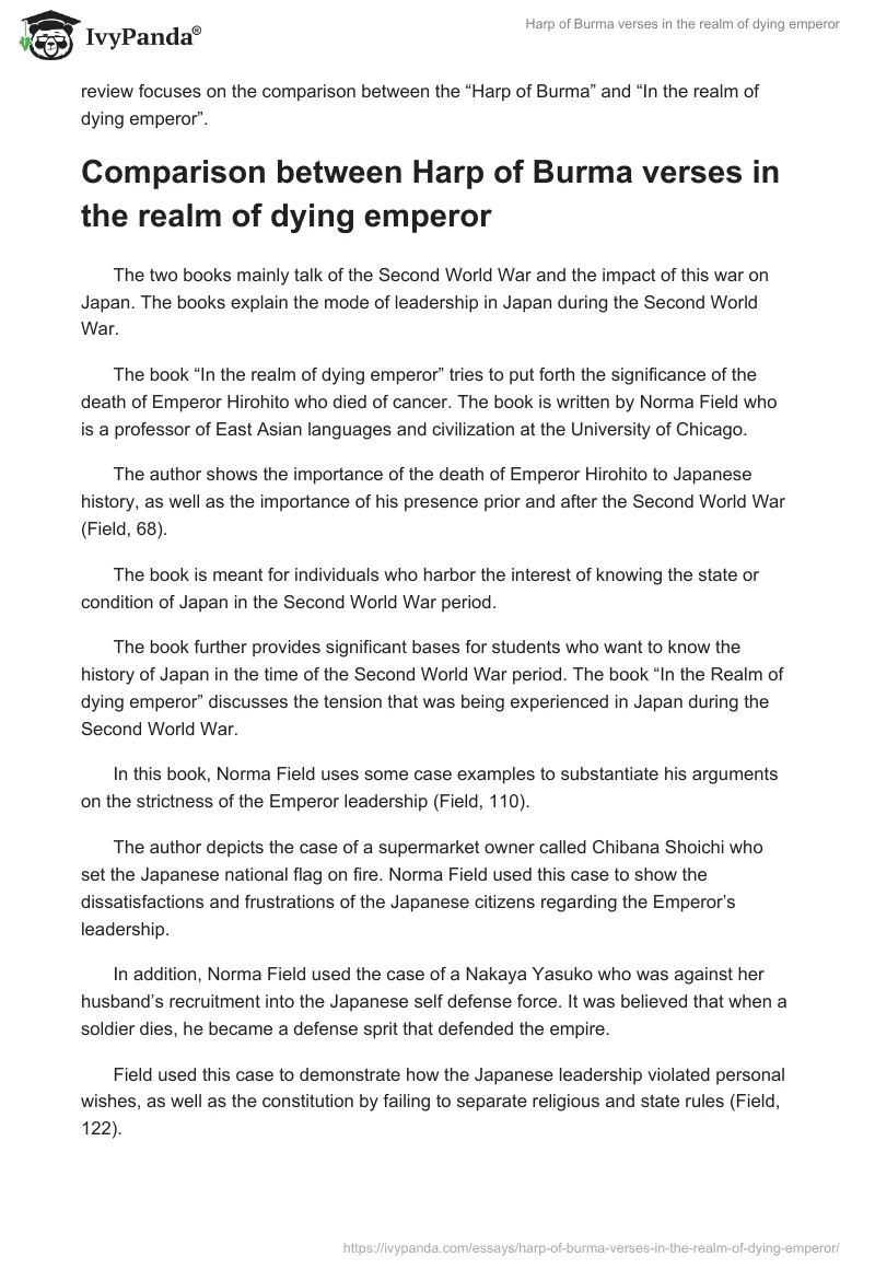 Harp of Burma verses in the realm of dying emperor. Page 2