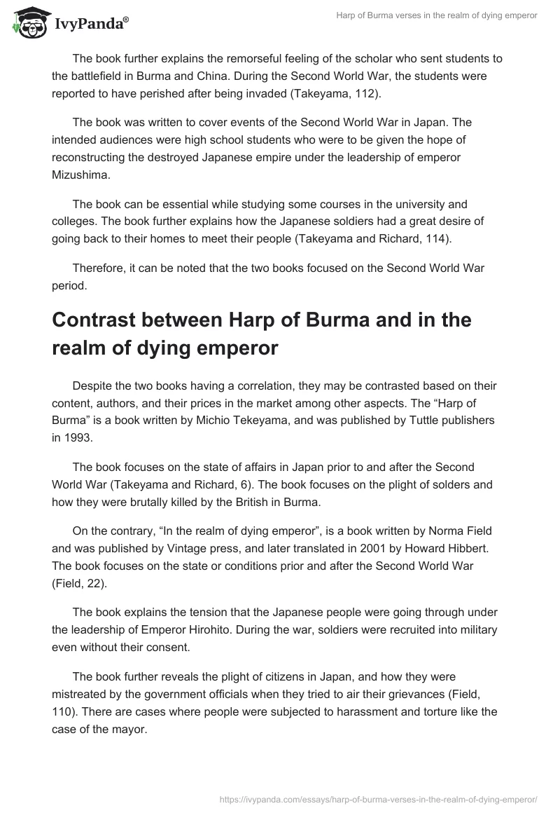 Harp of Burma verses in the realm of dying emperor. Page 4