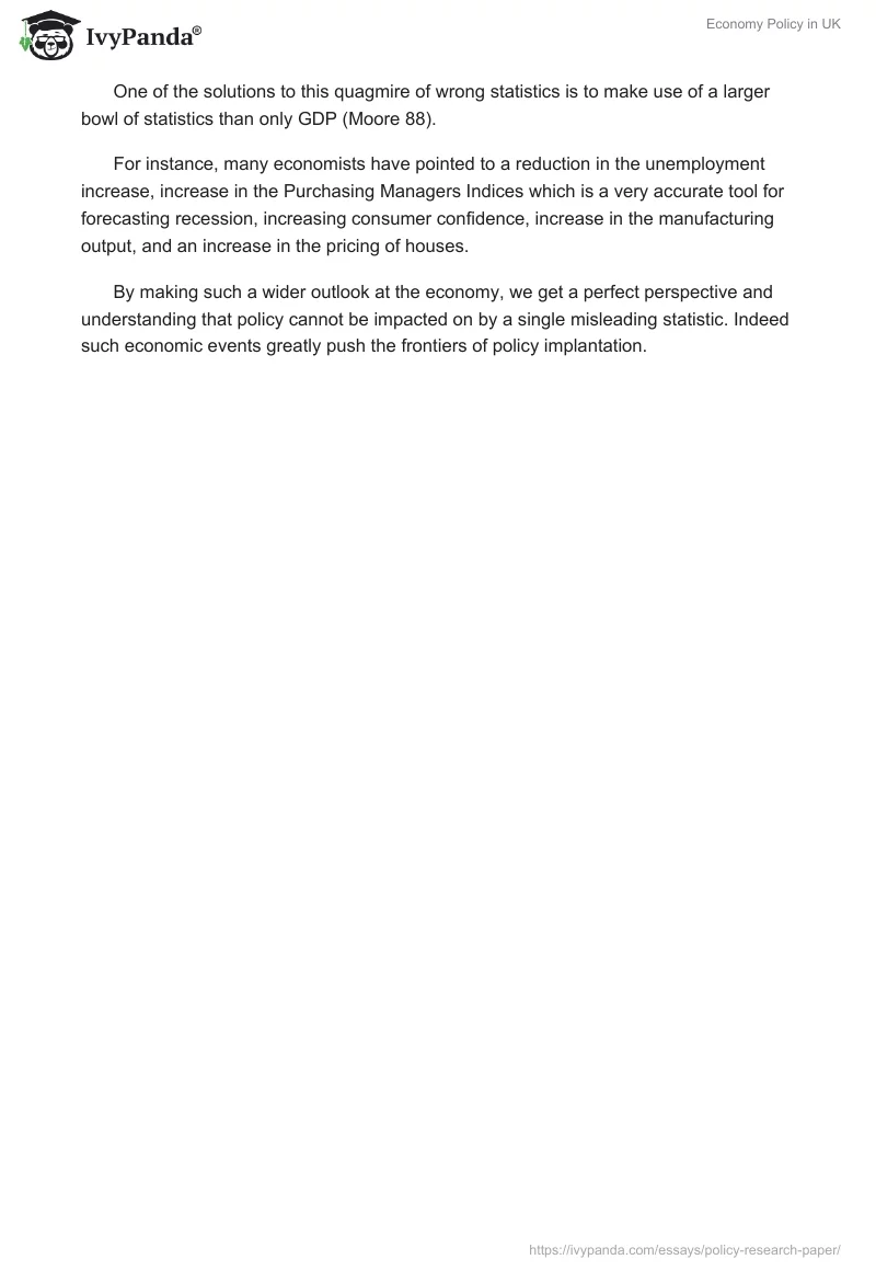 Economy Policy in UK. Page 3