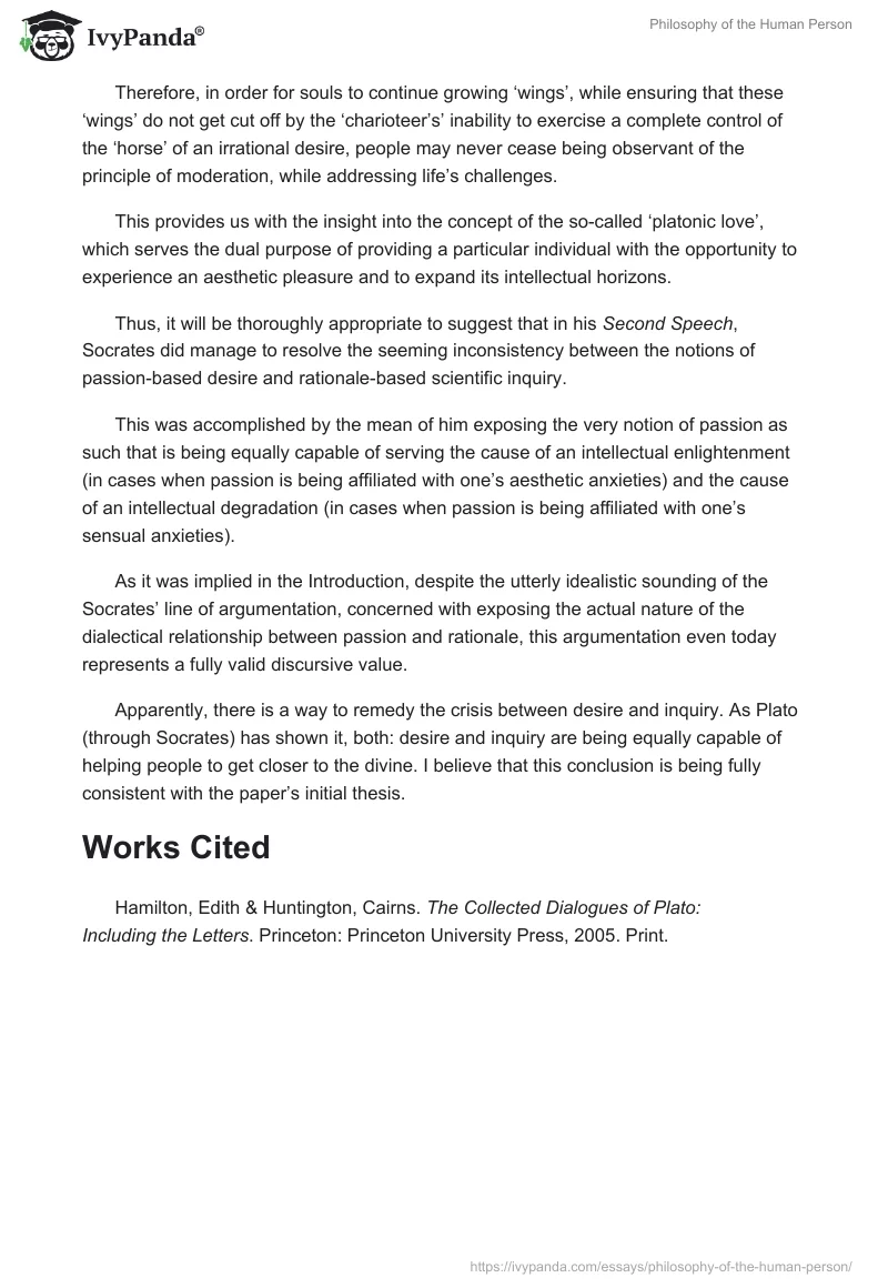 Philosophy of the Human Person. Page 4
