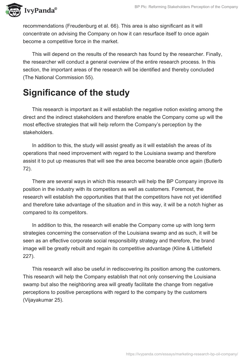 BP Plc: Reforming Stakeholders Perception of the Company. Page 2