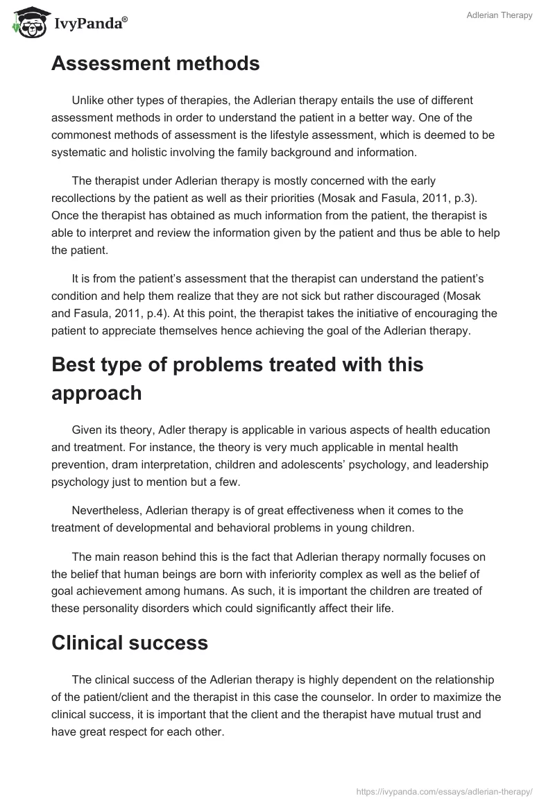 Adlerian Therapy. Page 3